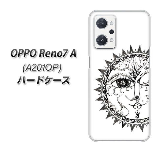 OPPO Reno7 A A201OP Y!mobile 高画質仕上げ 背面印刷 ハードケース【207 太陽神】