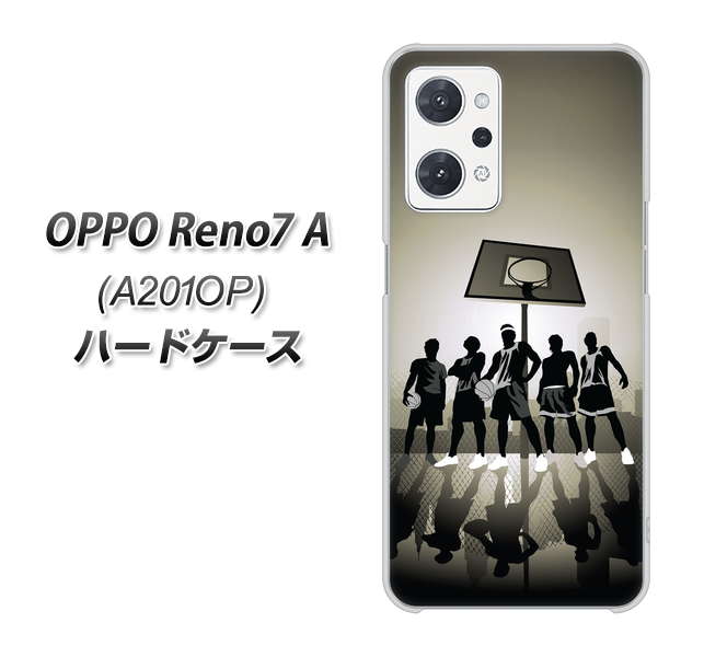 OPPO Reno7 A A201OP Y!mobile 高画質仕上げ 背面印刷 ハードケース【389 クールバスケ】