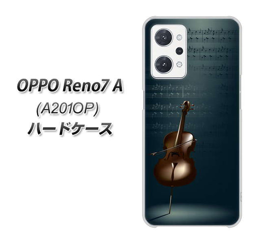 OPPO Reno7 A A201OP Y!mobile 高画質仕上げ 背面印刷 ハードケース【441 楽譜】