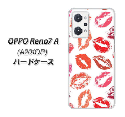 OPPO Reno7 A A201OP Y!mobile 高画質仕上げ 背面印刷 ハードケース【734 キスkissキス】