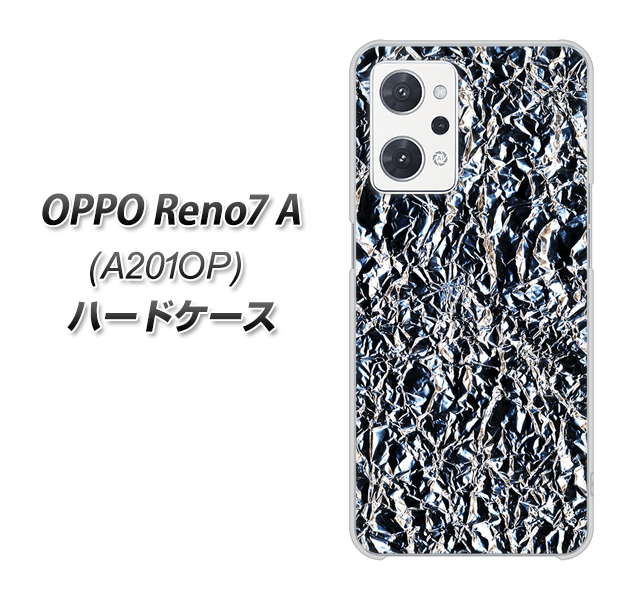 OPPO Reno7 A A201OP Y!mobile 高画質仕上げ 背面印刷 ハードケース【EK835 スタイリッシュアルミシルバー】