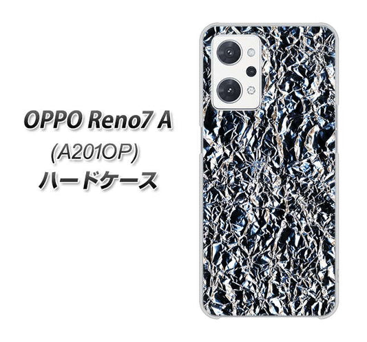 OPPO Reno7 A A201OP Y!mobile 高画質仕上げ 背面印刷 ハードケース【EK835 スタイリッシュアルミシルバー】