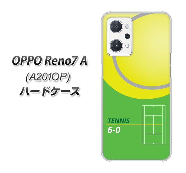 OPPO Reno7 A A201OP Y!mobile 高画質仕上げ 背面印刷 ハードケース【IB920 TENNIS】