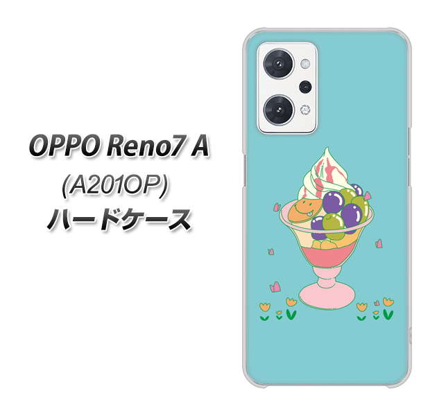 OPPO Reno7 A A201OP Y!mobile 高画質仕上げ 背面印刷 ハードケース【MA905 マスカットパフェ】