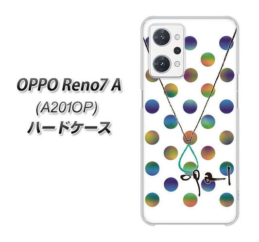OPPO Reno7 A A201OP Y!mobile 高画質仕上げ 背面印刷 ハードケース【OE819 10月オパール】