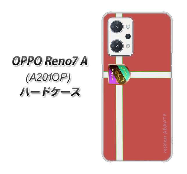 OPPO Reno7 A A201OP Y!mobile 高画質仕上げ 背面印刷 ハードケース【YC934 アバルト05】