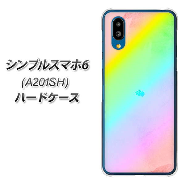 シンプルスマホ6 A201SH SoftBank 高画質仕上げ 背面印刷 ハードケース【YJ287 デザイン】