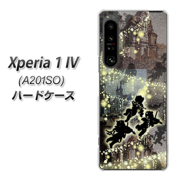 Xperia 1 IV A201SO SoftBank 高画質仕上げ 背面印刷 ハードケース【253 天使の音楽隊】