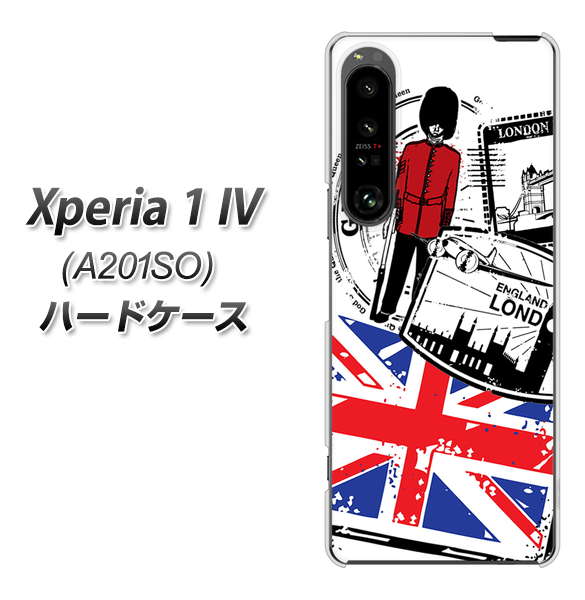 Xperia 1 IV A201SO SoftBank 高画質仕上げ 背面印刷 ハードケース【574 LONDON】