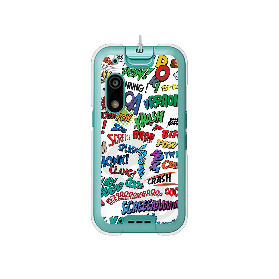 キッズフォン3 A201ZT SoftBank 高画質仕上げ 背面印刷 ハードケース 【271 アメリカン キャッチコピー】