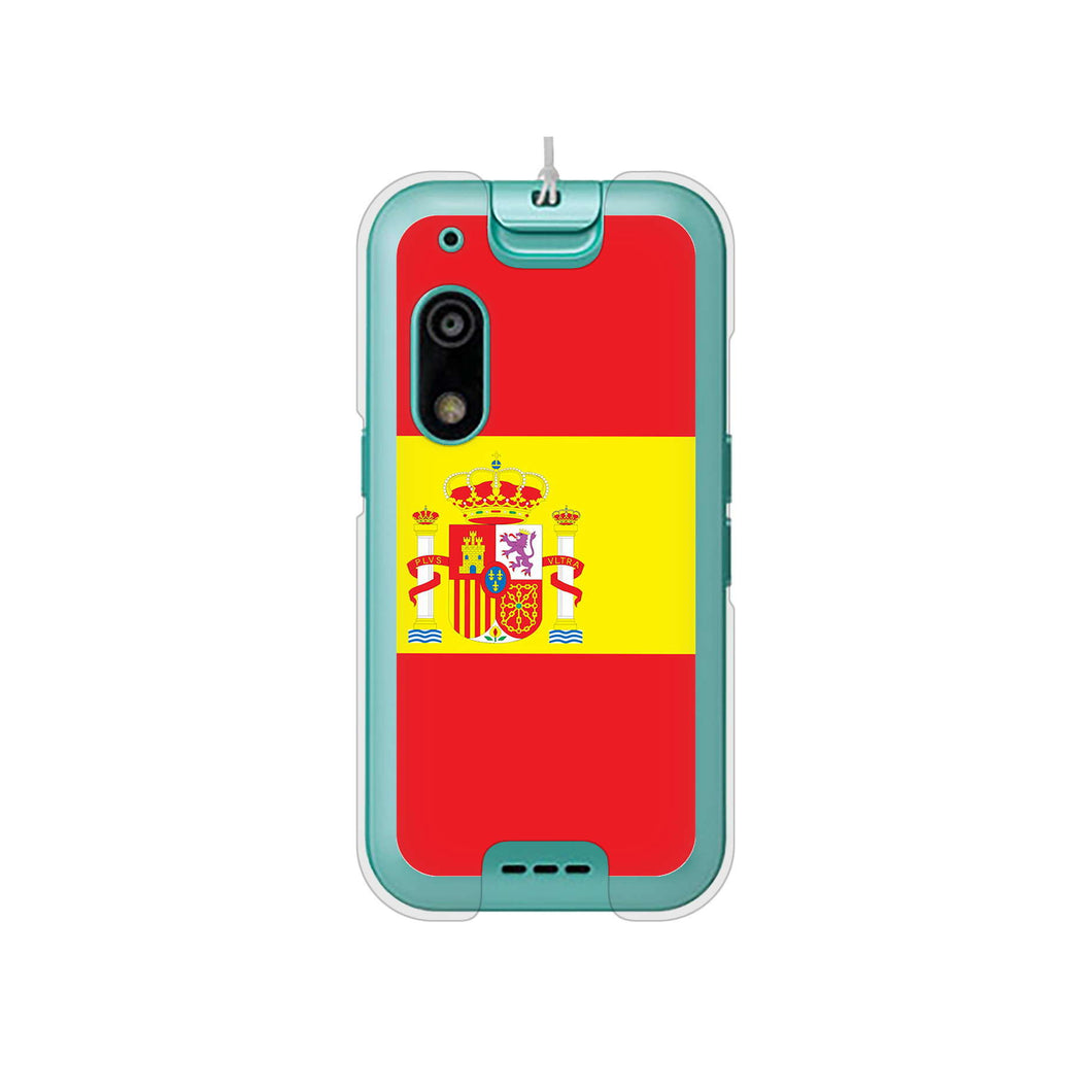 キッズフォン3 A201ZT SoftBank 高画質仕上げ 背面印刷 ハードケース国旗