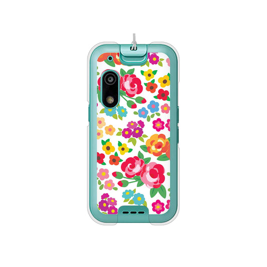 キッズフォン3 A201ZT SoftBank 高画質仕上げ 背面印刷 ハードケース 【776 5月のフラワーガーデン】