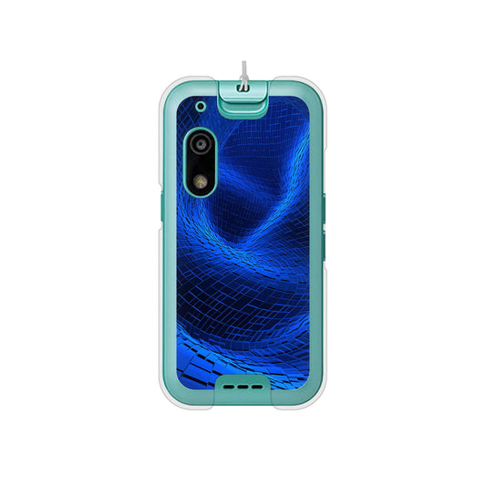 キッズフォン3 A201ZT SoftBank 高画質仕上げ 背面印刷 ハードケース 【1302 ワープブルー】