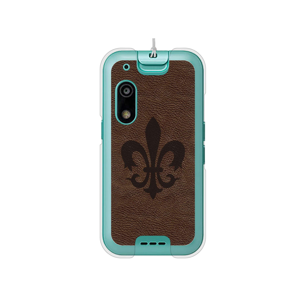 キッズフォン3 A201ZT SoftBank 高画質仕上げ 背面印刷 ハードケースレザー風