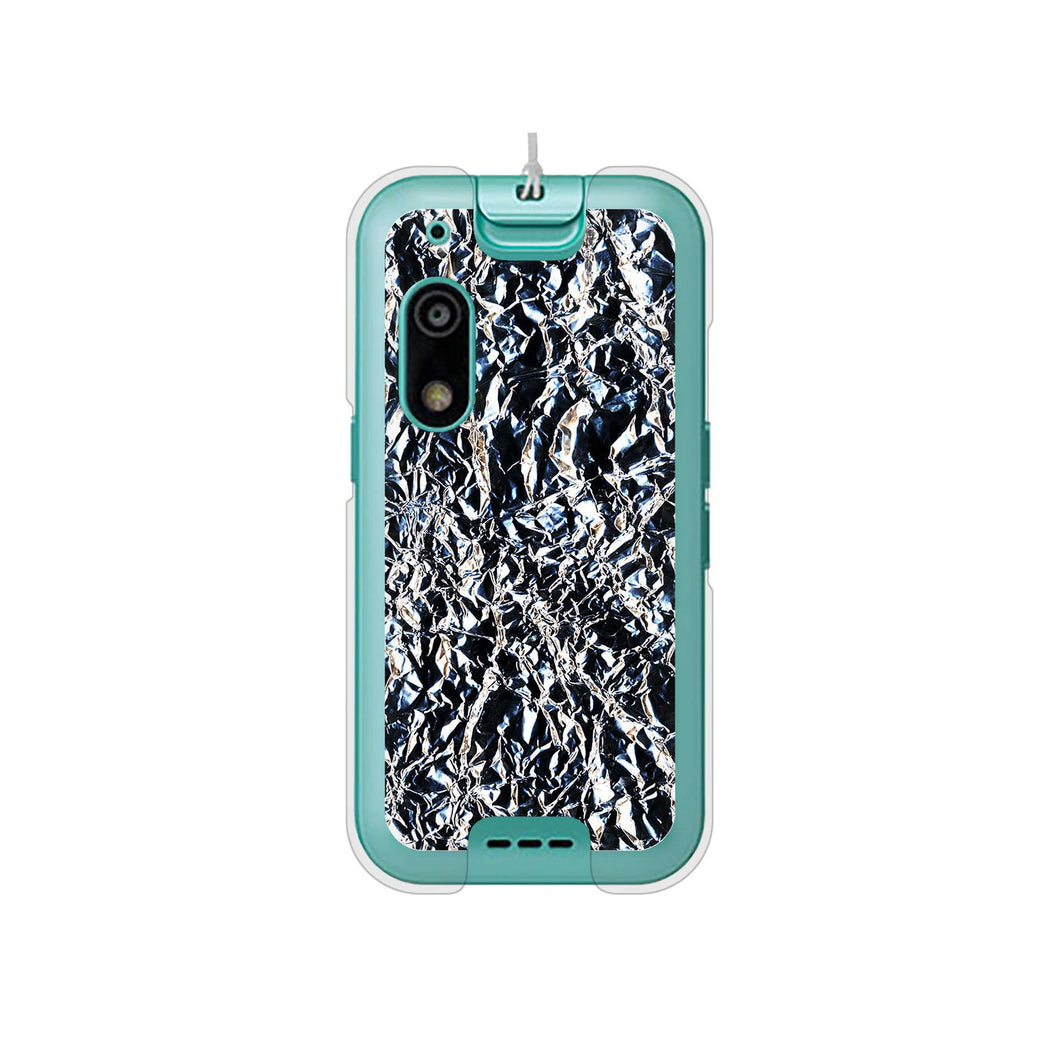 キッズフォン3 A201ZT SoftBank 高画質仕上げ 背面印刷 ハードケース 【EK835 スタイリッシュアルミシルバー】