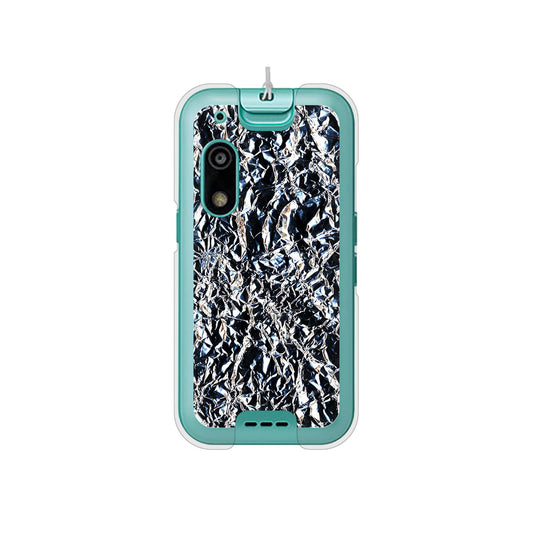 キッズフォン3 A201ZT SoftBank 高画質仕上げ 背面印刷 ハードケース 【EK835 スタイリッシュアルミシルバー】