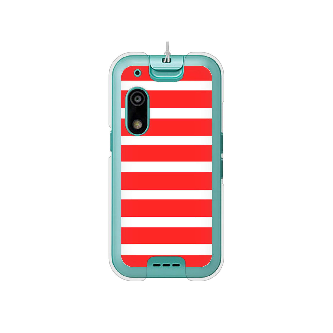 キッズフォン3 A201ZT SoftBank 高画質仕上げ 背面印刷 ハードケースシンプルボーダー