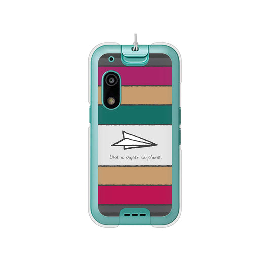 キッズフォン3 A201ZT SoftBank 高画質仕上げ 背面印刷 ハードケース 【IA809 かみひこうき】