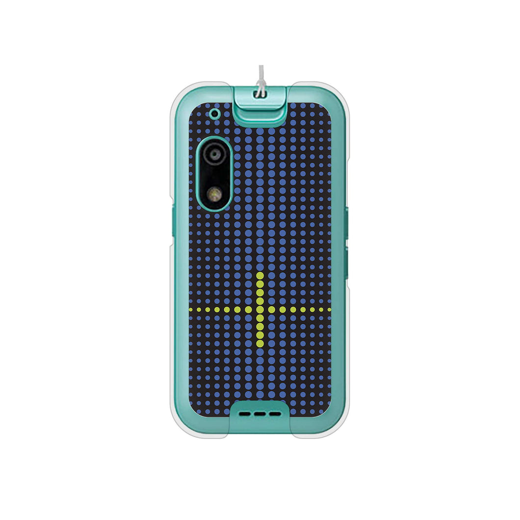 キッズフォン3 A201ZT SoftBank 高画質仕上げ 背面印刷 ハードケース 【IB907 グラデーションドット】