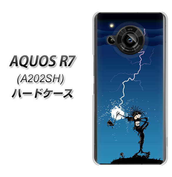 AQUOS R7 A202SH SoftBank 高画質仕上げ 背面印刷 ハードケース【417 ゴルファーの苦難】