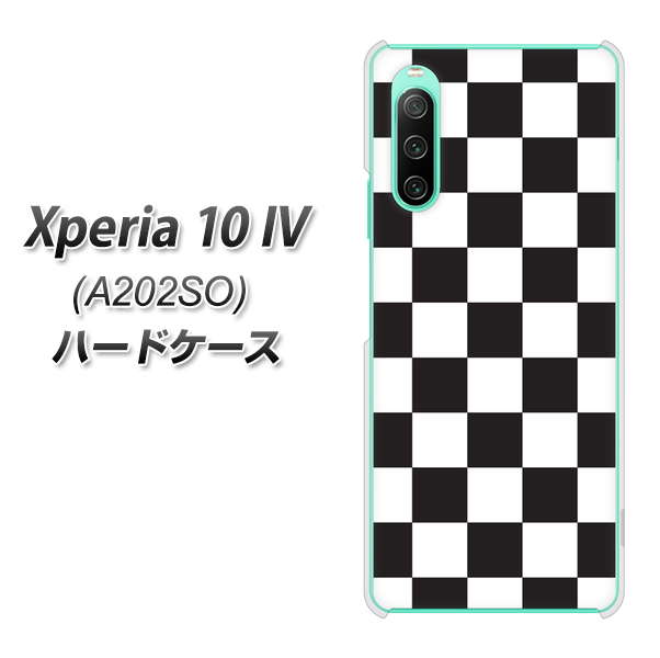 Xperia 10 IV A202SO SoftBank 高画質仕上げ 背面印刷 ハードケース【151 フラッグチェック】