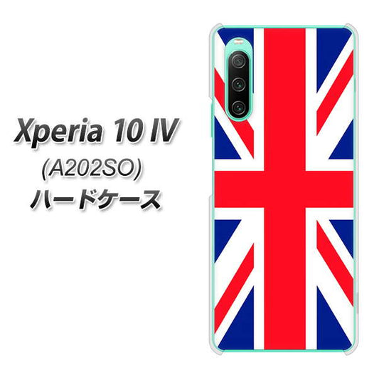 Xperia 10 IV A202SO SoftBank 高画質仕上げ 背面印刷 ハードケース【200 イギリス (ユニオン・ジャック)】
