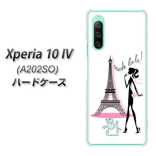 Xperia 10 IV A202SO SoftBank 高画質仕上げ 背面印刷 ハードケース【377 エレガント】