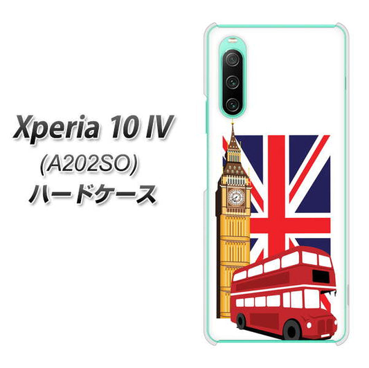 Xperia 10 IV A202SO SoftBank 高画質仕上げ 背面印刷 ハードケース【573 イギリス】