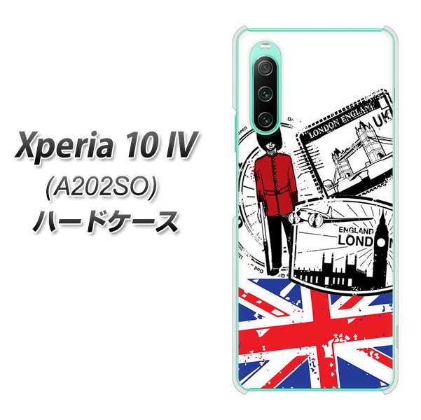 Xperia 10 IV A202SO SoftBank 高画質仕上げ 背面印刷 ハードケース【574 LONDON】