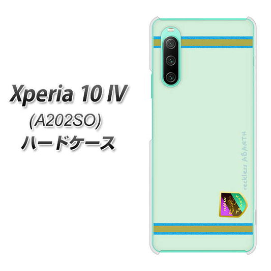Xperia 10 IV A202SO SoftBank 高画質仕上げ 背面印刷 ハードケース【YC938 アバルト09】
