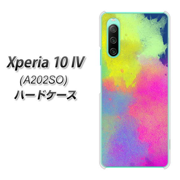 Xperia 10 IV A202SO SoftBank 高画質仕上げ 背面印刷 ハードケース【YJ294 デザイン色彩】