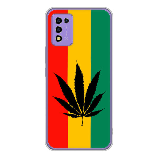 Libero 5G III A202ZT Y!mobile 高画質仕上げ 背面印刷 ハードケース 【083 大麻ラスタカラー】