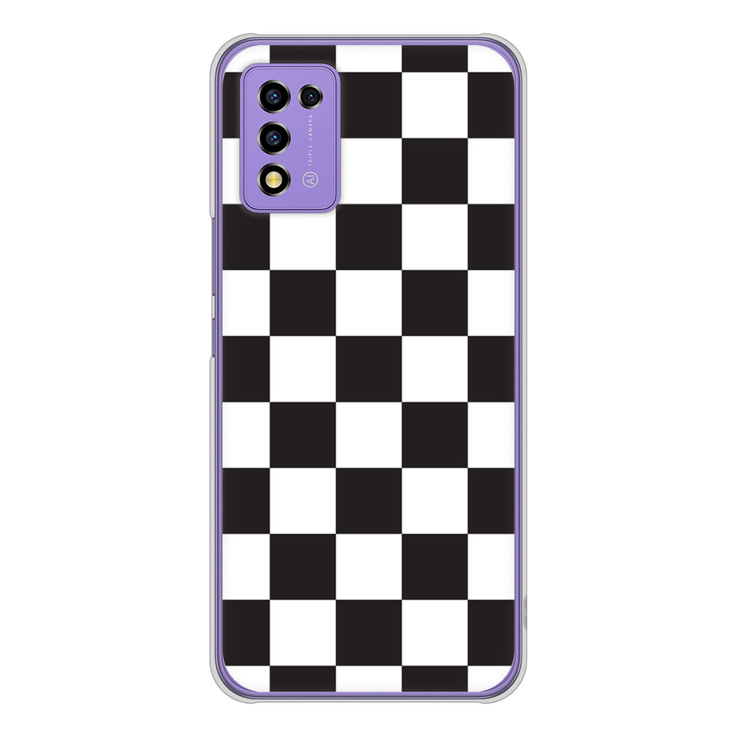 Libero 5G III A202ZT Y!mobile 高画質仕上げ 背面印刷 ハードケース 【151 フラッグチェック】