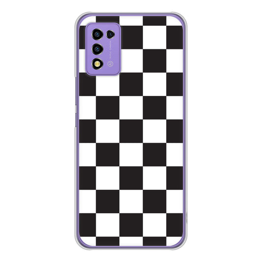 Libero 5G III A202ZT Y!mobile 高画質仕上げ 背面印刷 ハードケース 【151 フラッグチェック】