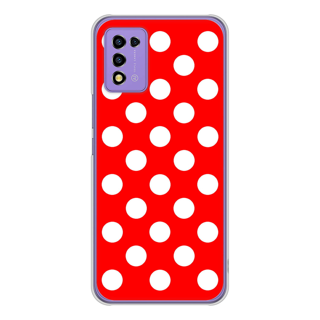 Libero 5G III A202ZT Y!mobile 高画質仕上げ 背面印刷 ハードケース シンプル柄(水玉)