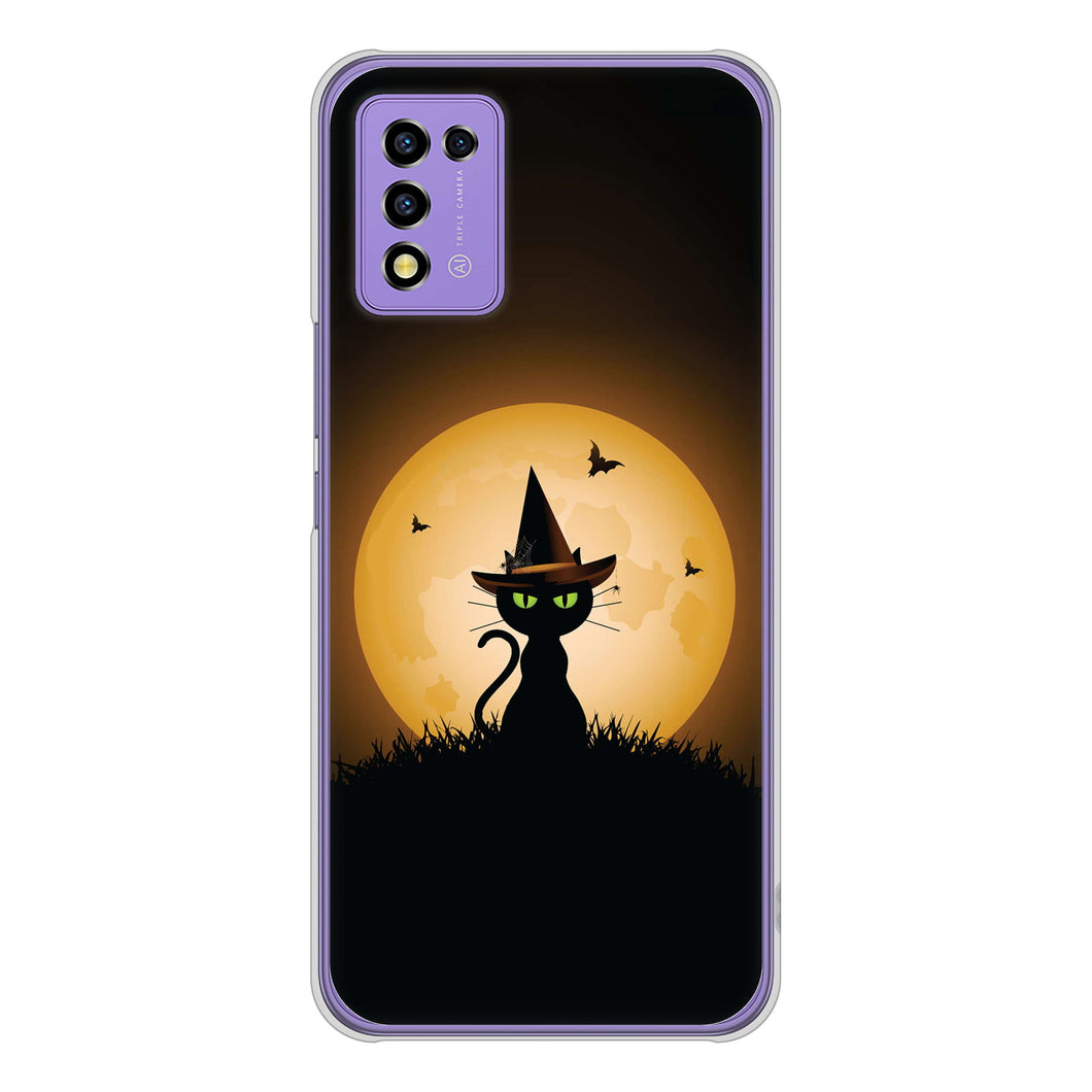 Libero 5G III A202ZT Y!mobile 高画質仕上げ 背面印刷 ハードケース 夜とネコ