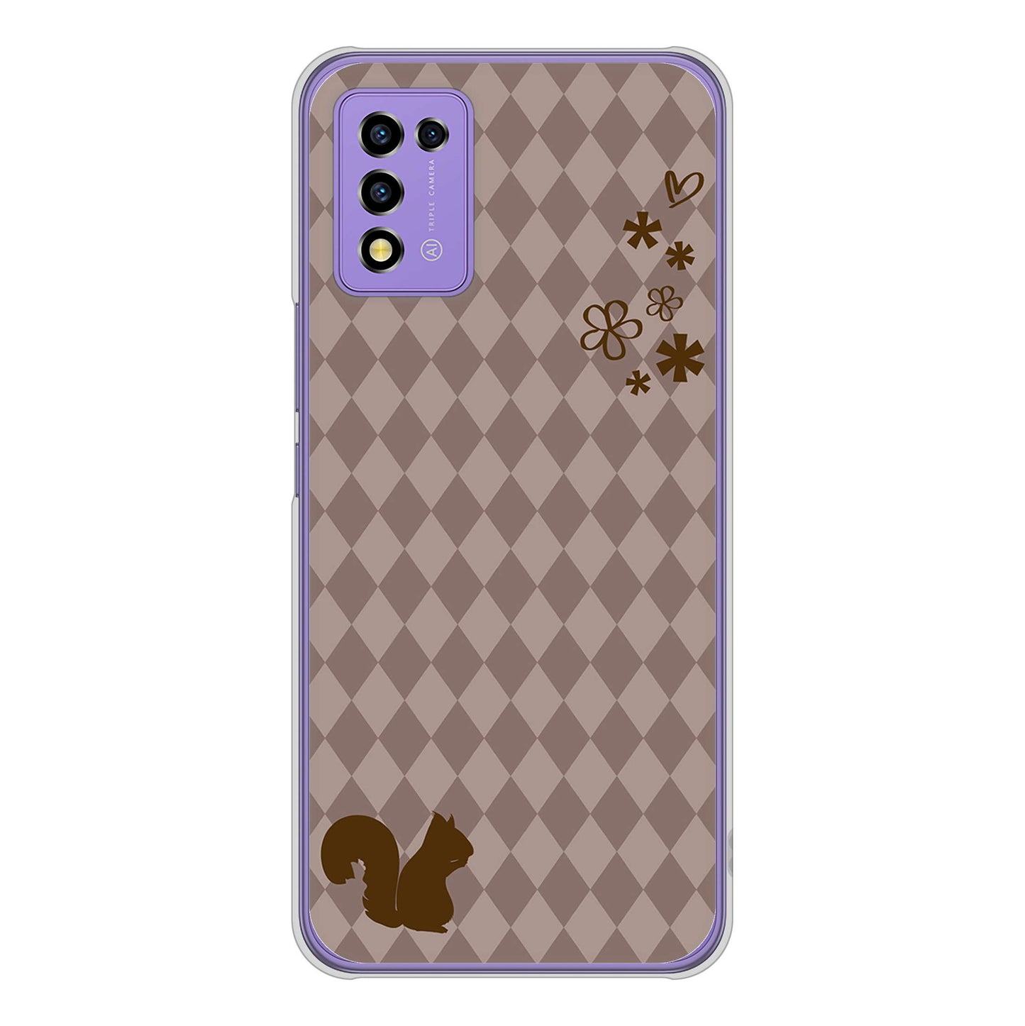 Libero 5G III A202ZT Y!mobile 高画質仕上げ 背面印刷 ハードケース 【515 リス】