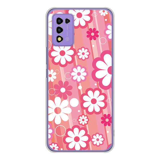 Libero 5G III A202ZT Y!mobile 高画質仕上げ 背面印刷 ハードケース 【751 マーガレット(ピンク系)】