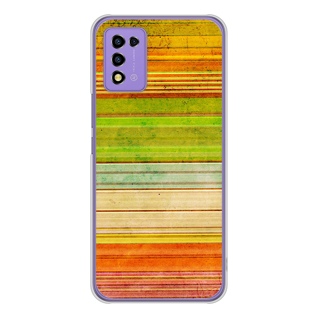 Libero 5G III A202ZT Y!mobile 高画質仕上げ 背面印刷 ハードケース 【1324 ビンテージボーダー(色彩)】