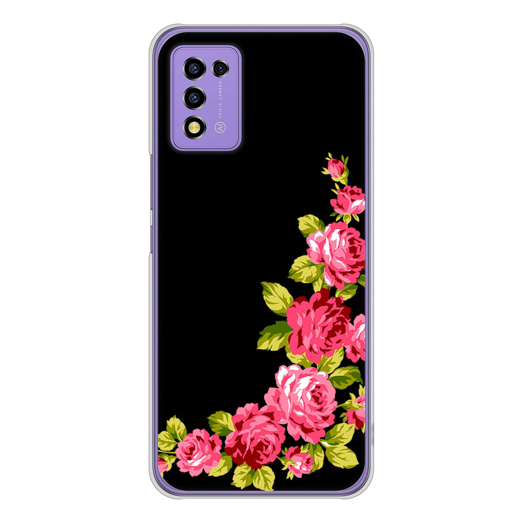 Libero 5G III A202ZT Y!mobile 高画質仕上げ 背面印刷 ハードケース ロマンチックなバラ