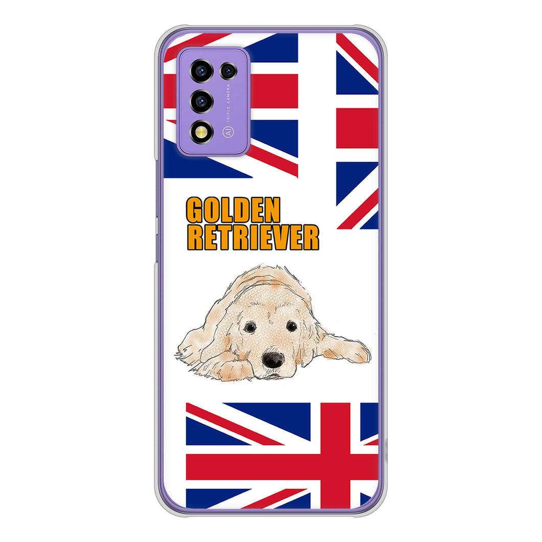 Libero 5G III A202ZT Y!mobile 高画質仕上げ 背面印刷 ハードケース ゴールデンレトリバー