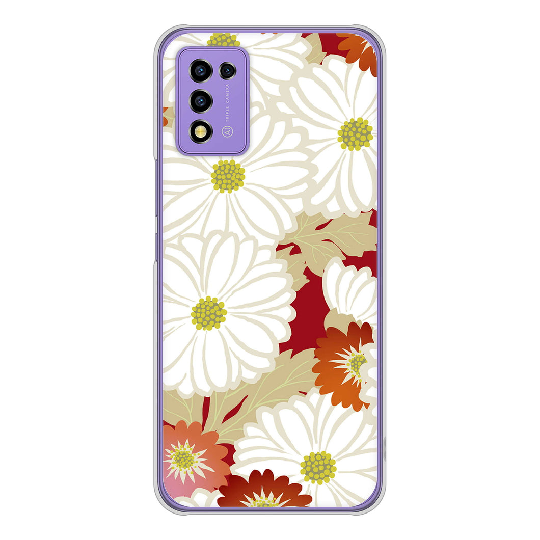 Libero 5G III A202ZT Y!mobile 高画質仕上げ 背面印刷 ハードケース 和花柄