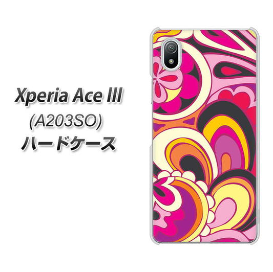 Xperia Ace III A203SO Y!mobile 高画質仕上げ 背面印刷 ハードケース【586 ブローアップカラー】