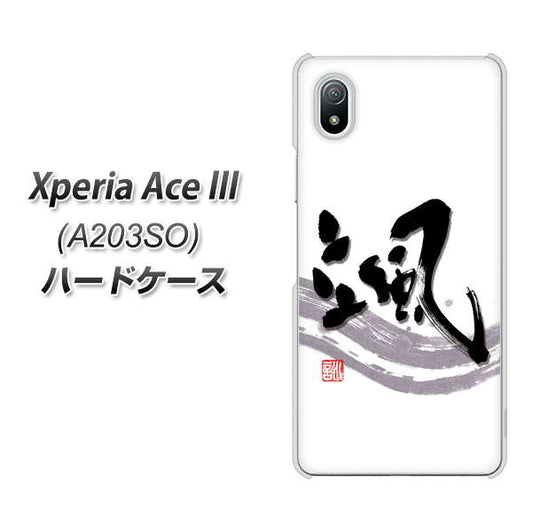 Xperia Ace III A203SO Y!mobile 高画質仕上げ 背面印刷 ハードケース【OE827 颯】