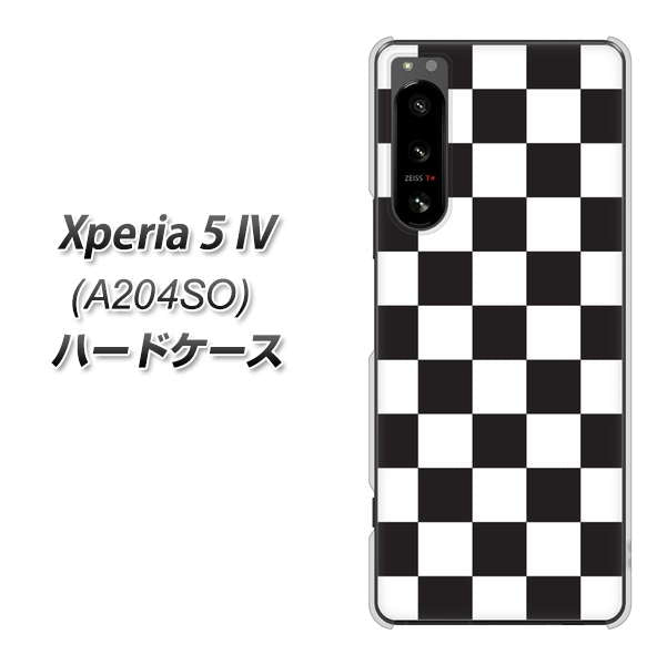 Xperia 5 IV A204SO SoftBank 高画質仕上げ 背面印刷 ハードケース【151 フラッグチェック】