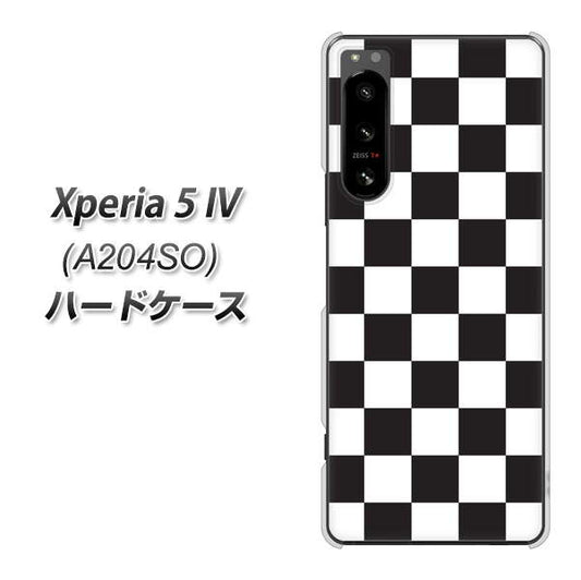 Xperia 5 IV A204SO SoftBank 高画質仕上げ 背面印刷 ハードケース【151 フラッグチェック】