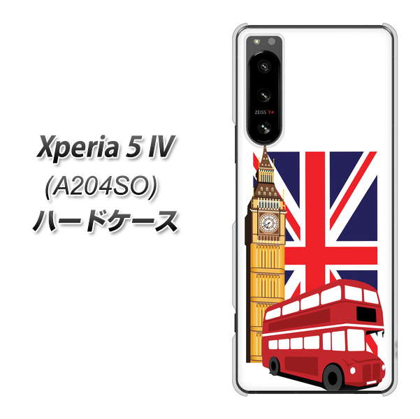 Xperia 5 IV A204SO SoftBank 高画質仕上げ 背面印刷 ハードケース【573 イギリス】