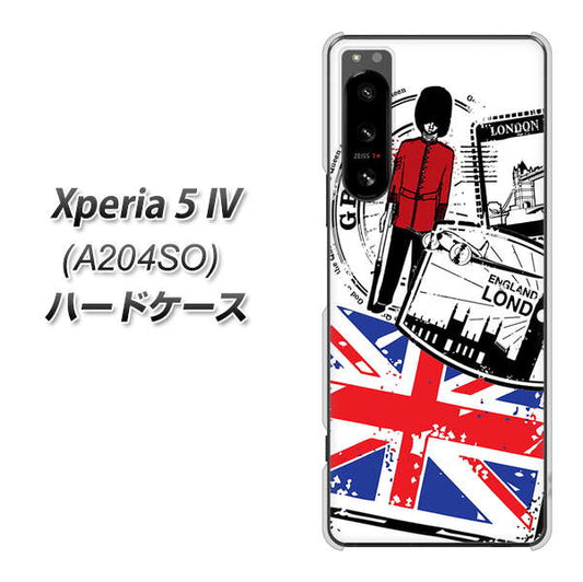 Xperia 5 IV A204SO SoftBank 高画質仕上げ 背面印刷 ハードケース【574 LONDON】