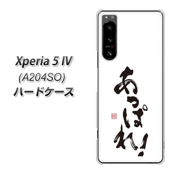 Xperia 5 IV A204SO SoftBank 高画質仕上げ 背面印刷 ハードケース【OE846 あっぱれ!】