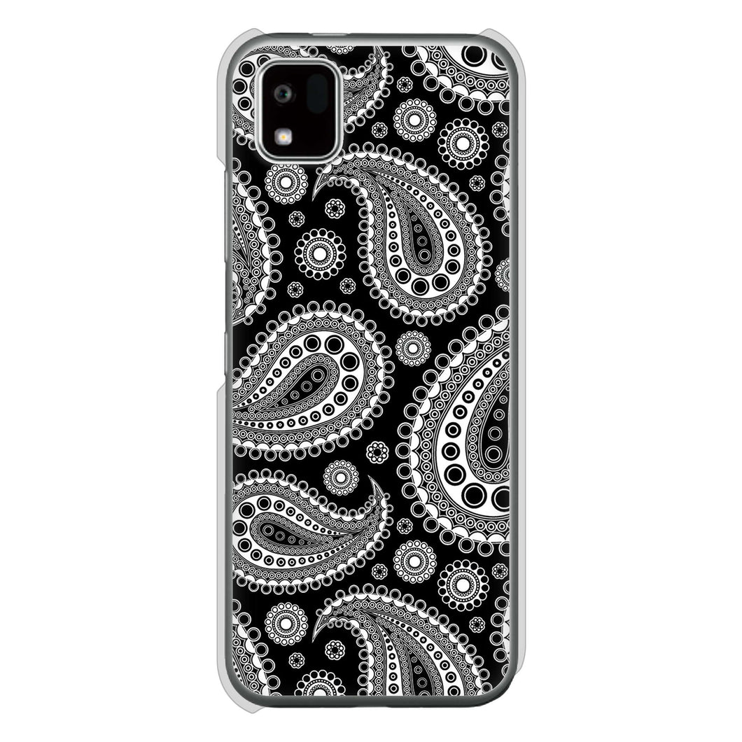 かんたんスマホ3 A205KC Y!mobile 高画質仕上げ 背面印刷 ハードケースペイズリー